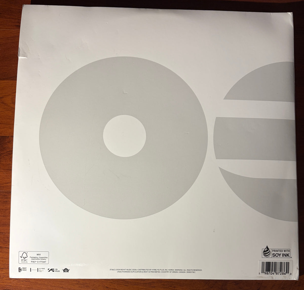 ARIRANG Deluxe (Color Version) vinyl - BTS LP (NOT SEALED, READ DESCRIPTION)