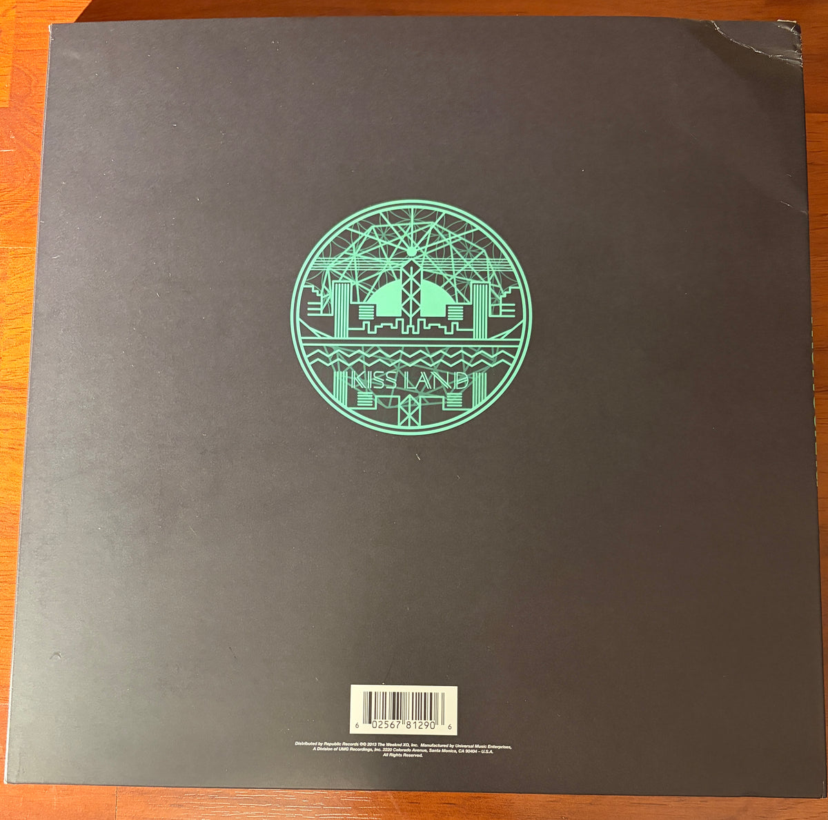 Kiss Land vinyl - The Weeknd 2LP (NOT SEALED, READ DESCRIPTION)