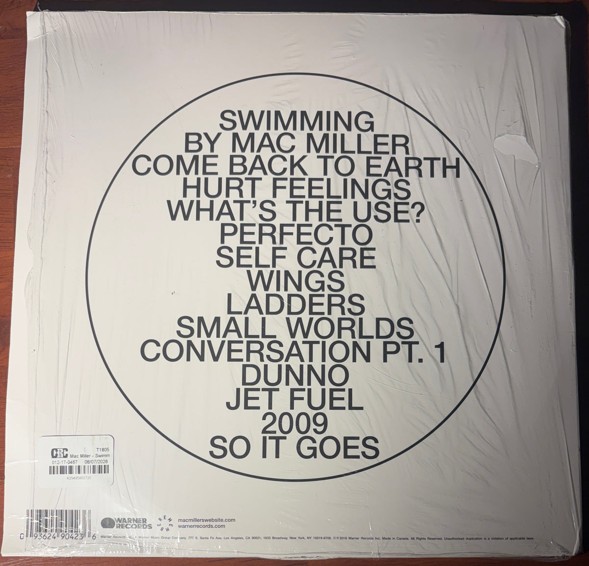 Swimming vinyl - Mac Miller 2LP (READ DESCRIPTION)