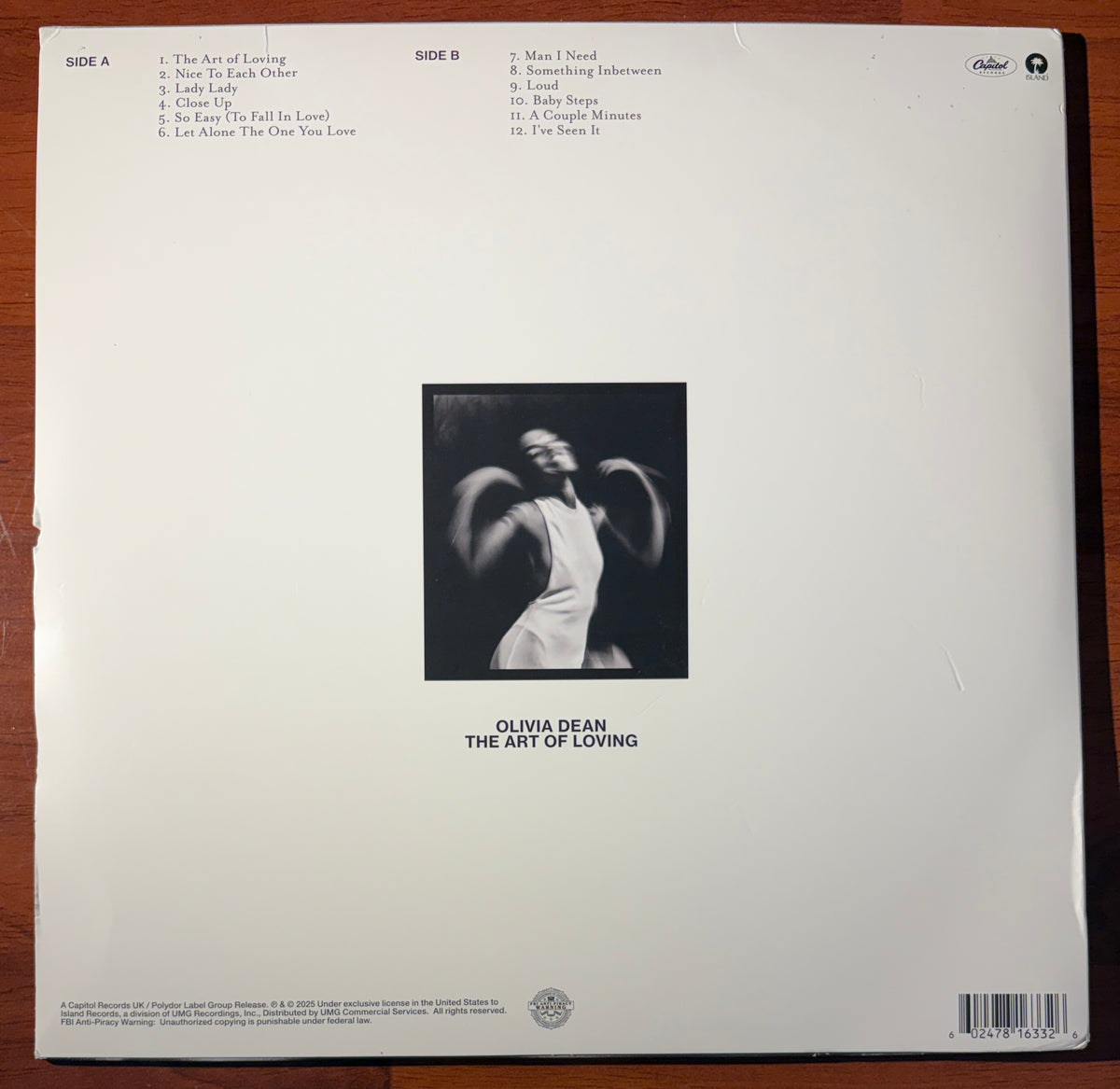 The Art Of Loving vinyl - Olivia Dean LP (READ DESCRIPTION)