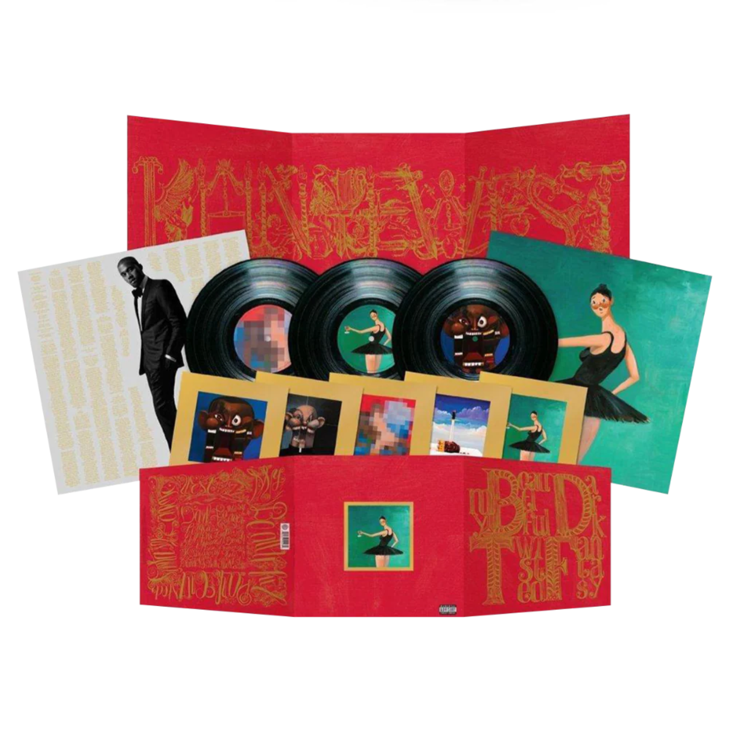 My Beautiful Dark Twisted Fantasy vinyl - Kanye West 3LP