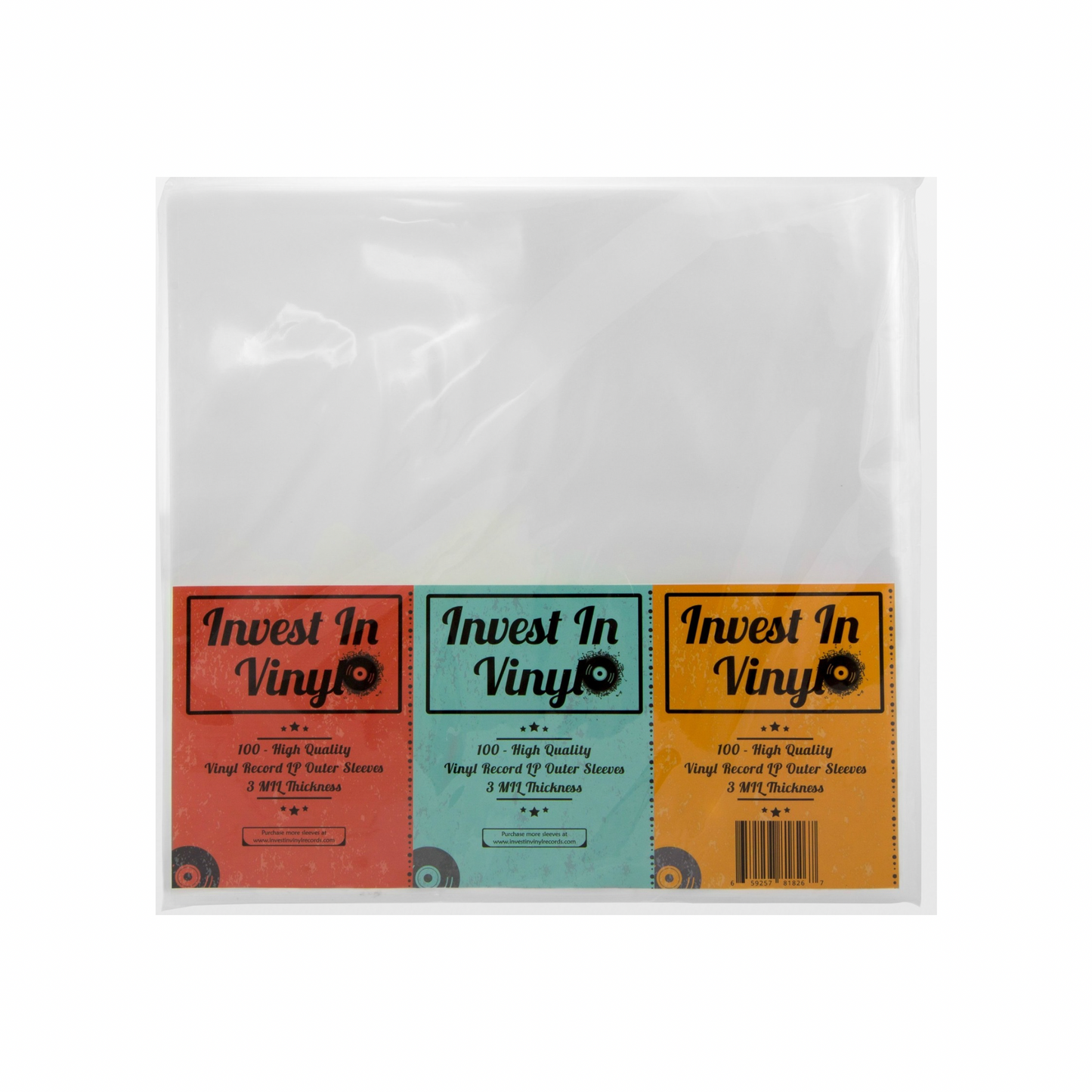 1x Outer Sleeve - Invest In Vinyl